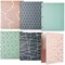 Paper Junkie School Folders with Pockets - 3-Hole-Punched Pocket Folders - Binder-Compatible File Holders - Durable Cardstock Organizers for Pastel School Supplies - 9.5 x 12 in 6-Pack